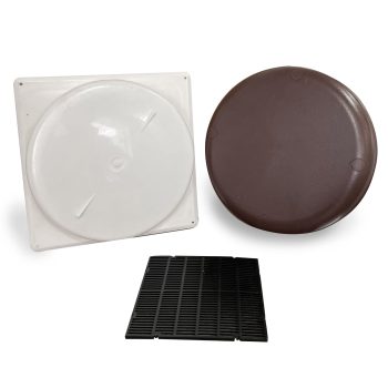 Ventilación Pasiva Jonas 6 con Tyfon Café y malla mosquitera