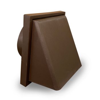 Celosía Exterior tipo Cubierta Baffle café 100mm