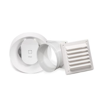 Kit Extractor PAX Norte con Adaptador y Celosía Blanca
